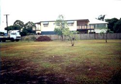 Bowling club before regeneration.