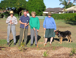 Group at park activities